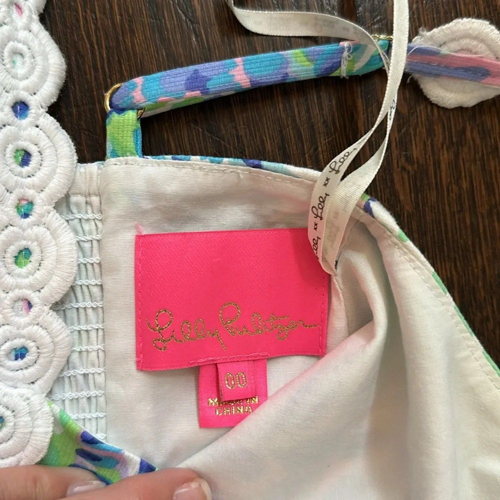 Lily Pulitzer cotton romper dress - Picture 2 of 7